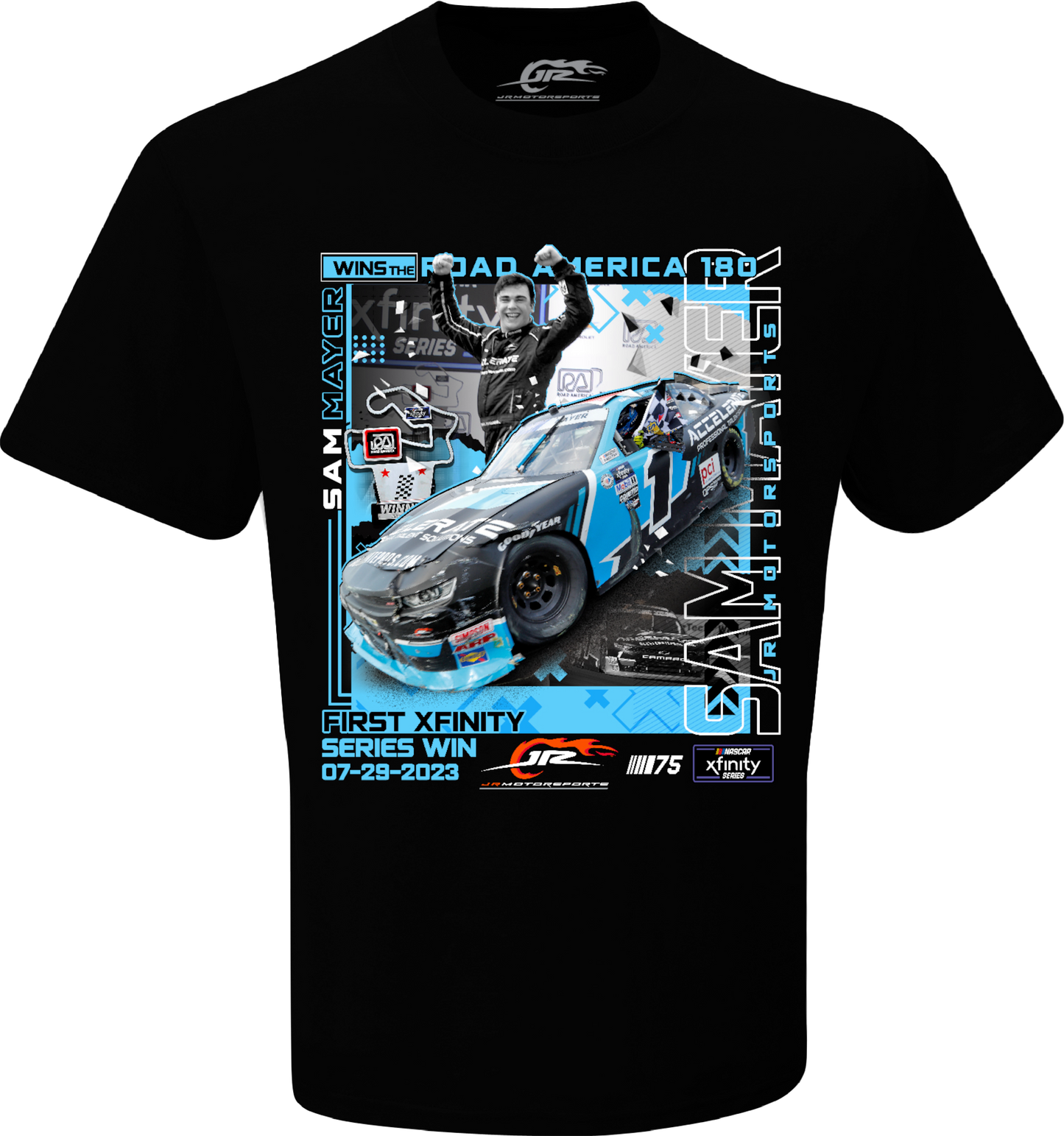 Sam Mayer JRM Road America Race Win T-Shirt