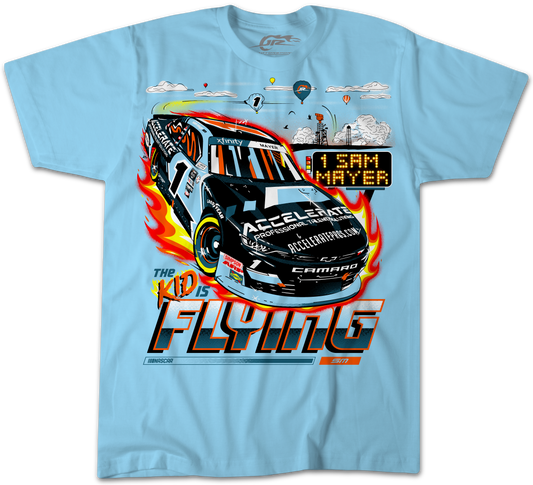 Sam Mayer 2023 No. 1 Accelerate Camaro Shirt